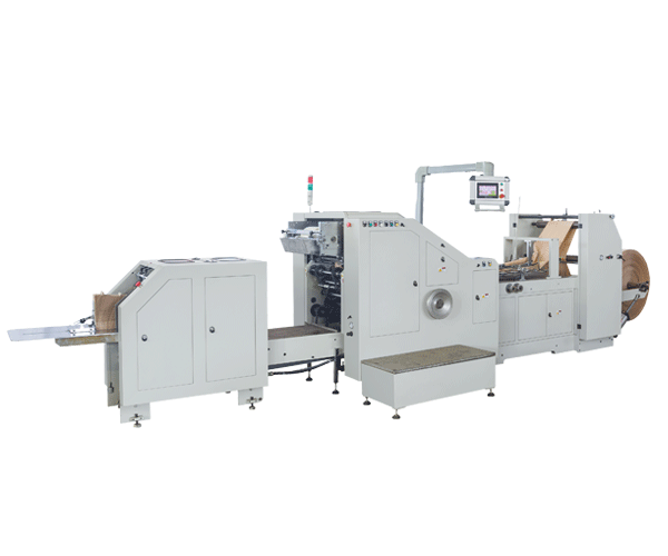 LSB-200 Rollo que introduce la máquina de fabricación de la bolsa de papel inferior cuadrada