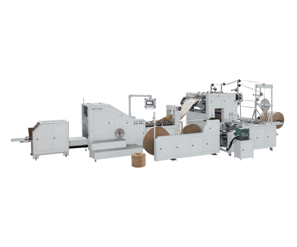 LSB-330XL-R Máquina para fabricar bolsas de papel con asa torcida alimentada por rollo completamente automática
